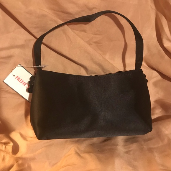 Adorable Satin Evening purse with beading Detail - Picture 4 of 4